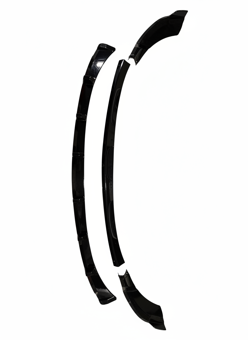 Euro Design Front Lip (Gloss Black) for 19-22 GLC-Class (Wagon/Coupe) W253/C253