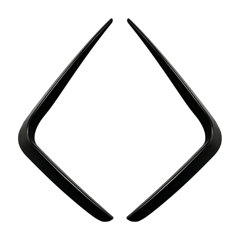 Euro Design Front Canards (Gloss Black) for 20+ BMW 4 Series G22/G23 (M-Sport)