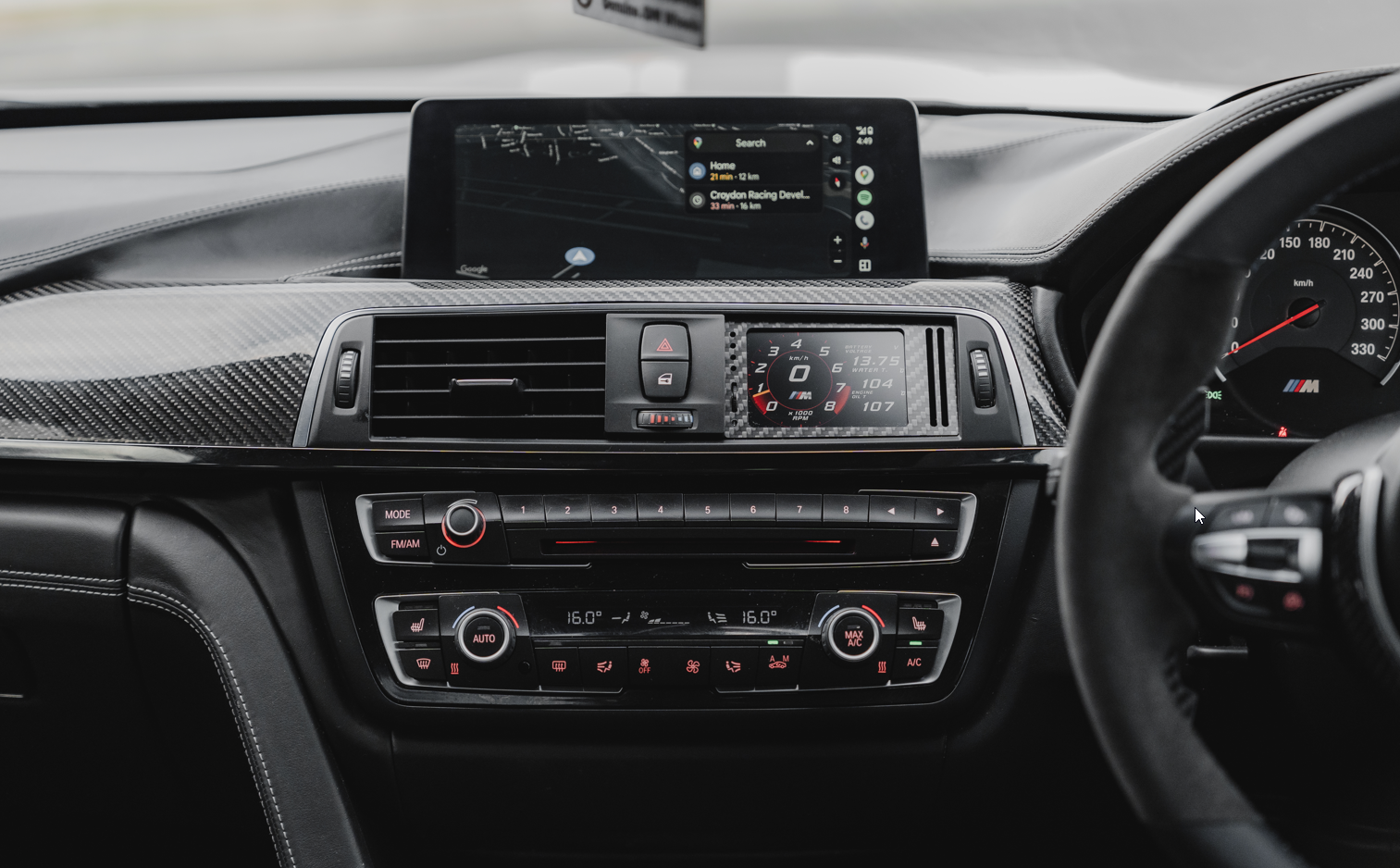 Air Vent Digital Gauge for BMW F-Series