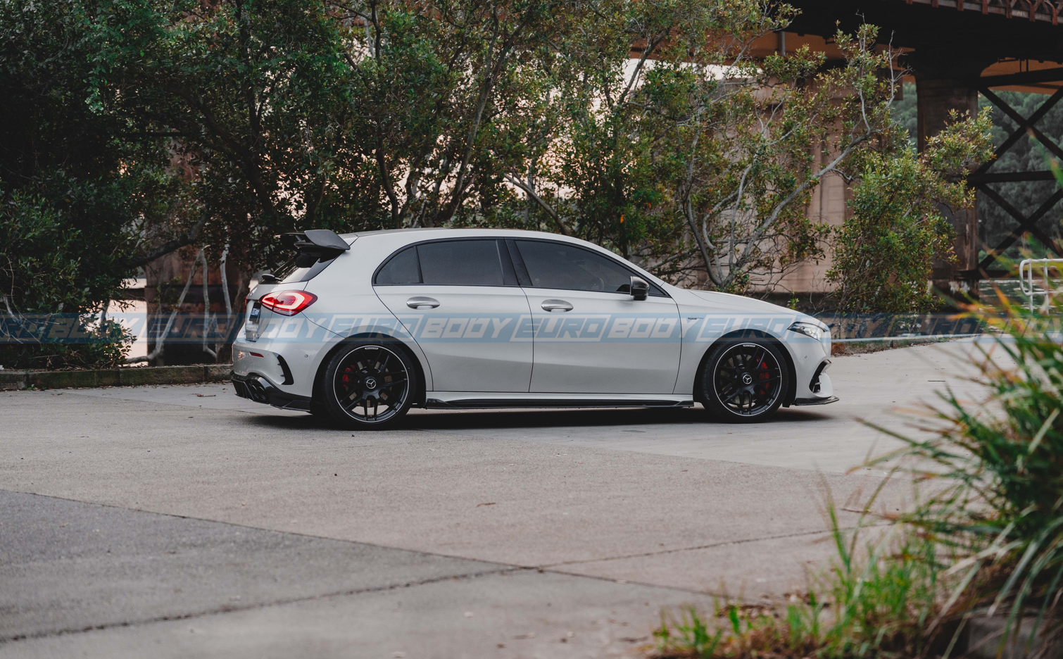 Euro Design Style Side Skirts (Carbon Fibre) for 19+ Mercedes-Benz A-Class W177/V177