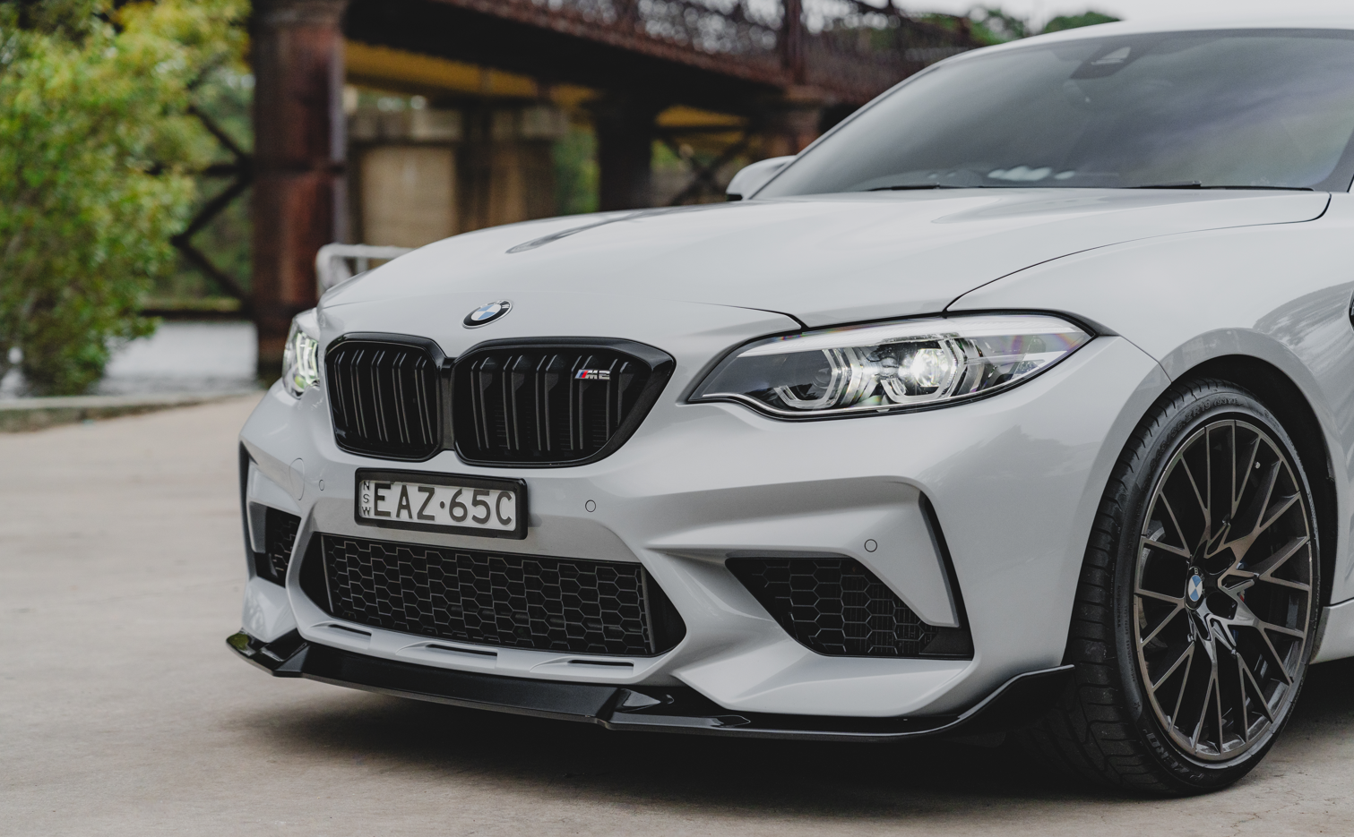 CS Style Front Lip (Gloss Black) for 16-21 BMW M2 (Coupe/Competition) F87