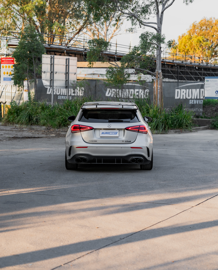 A45S (AMG) Style Rear Diffuser (Carbon Fibre) for 19+ Mercedes-Benz A45S W177