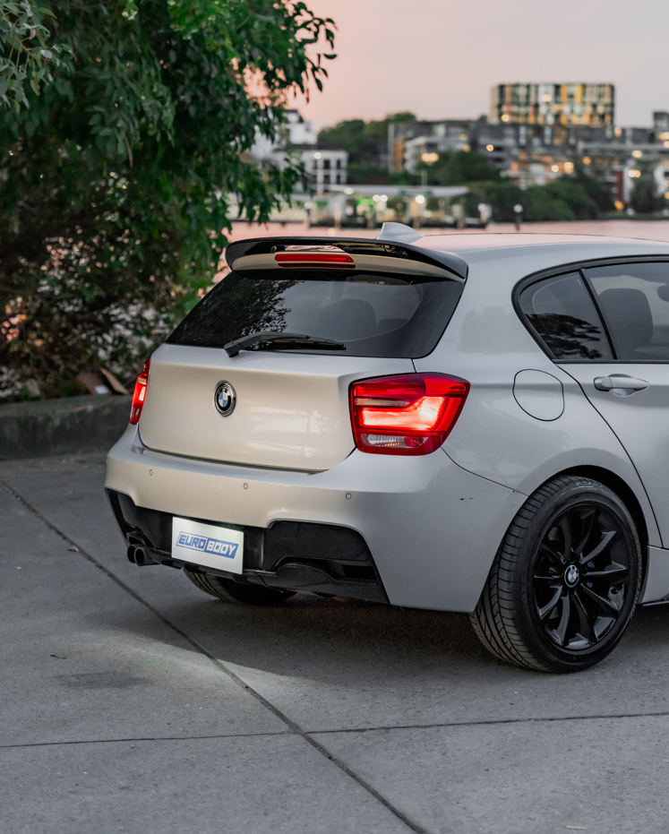 Euro Design Rear Spoiler (Gloss Black) for 11-19 BMW 1 Series F20