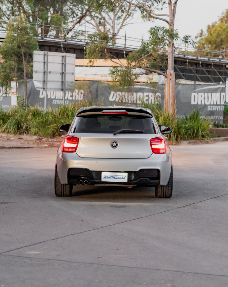 M-Performance Style Rear Diffuser (Gloss Black) for 11-14 BMW 1 Series F20 (M-Sport) Pre-LCI