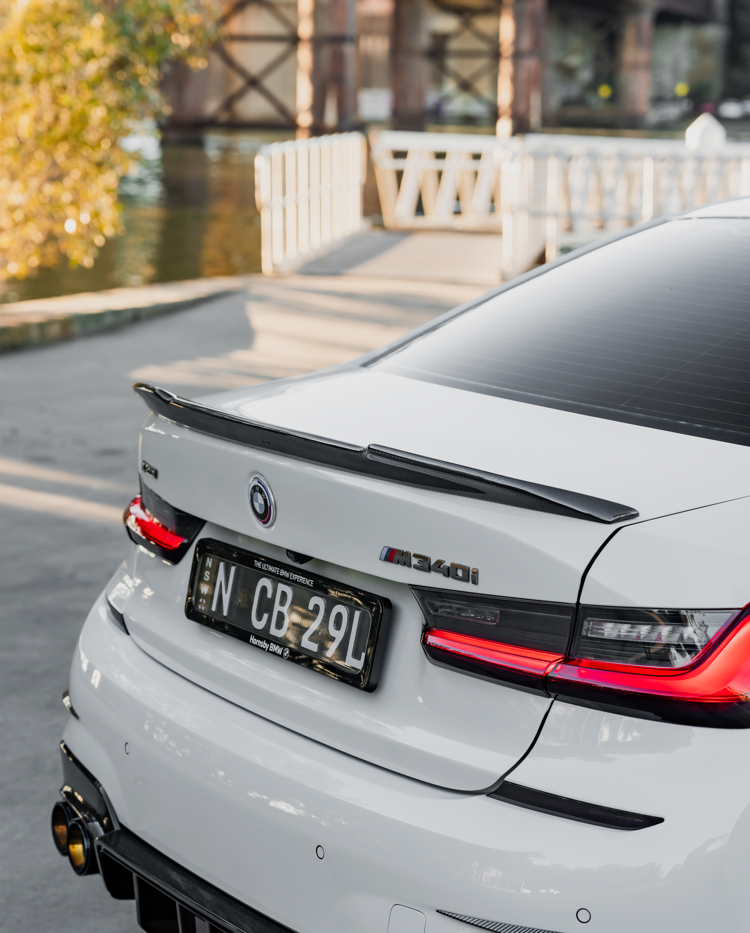CS Style Lip Spoiler (Carbon Fibre) for 19+ BMW 3 Series G20/M3 G80