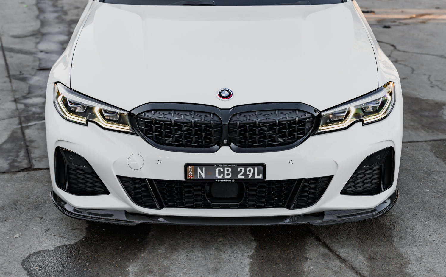 Ikon Motorsports Front Bumper Lip Compatible With 2023+ BMW G20 3 Series With M Sport Bumper M340i M Performance Style Gloss Black 3pc Front Lip Spoiler Splitte Ikon Motorsports Front Bumper Lip Compatible With 2023+ BMW G20 3 Series With M Sport Bumper M340i M Performance Style Gloss Black 3pc Front Lip Spoiler Splitte