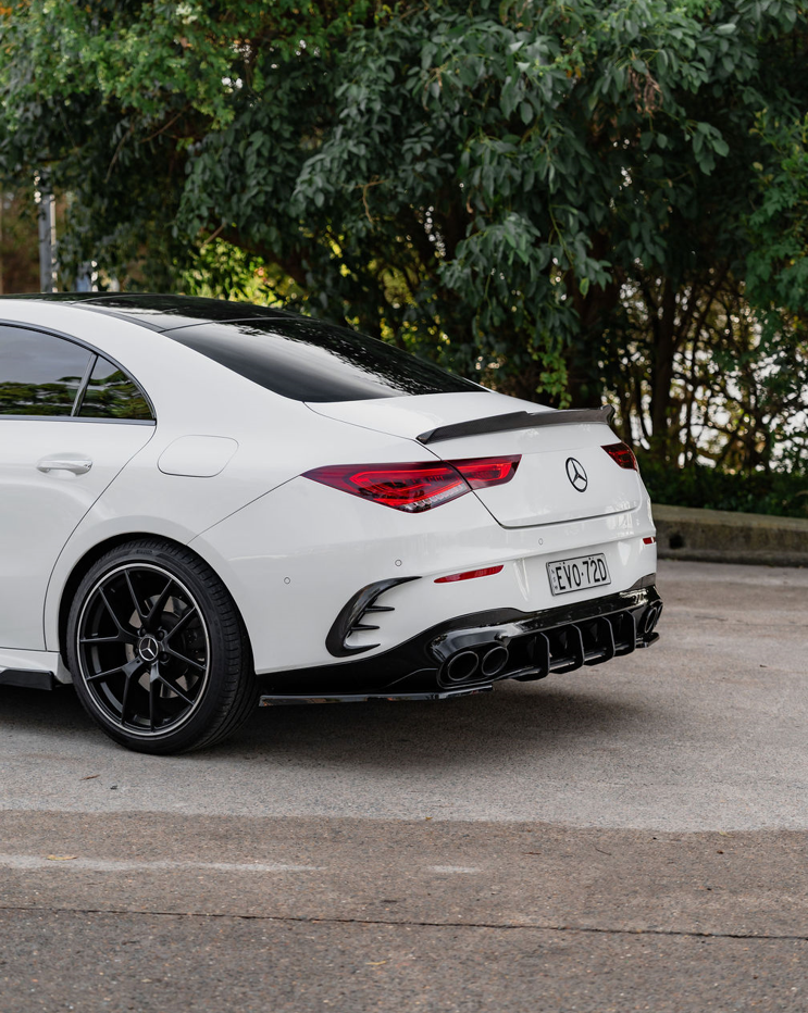 FD Style Lip Spoiler (Carbon Fibre) for 19+ Mercedes-Benz CLA-Class C118