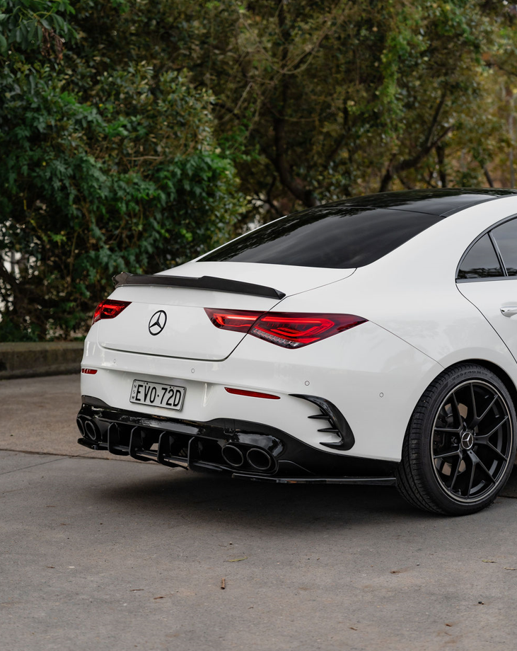 FD Style Lip Spoiler (Carbon Fibre) for 19+ Mercedes-Benz CLA-Class C118
