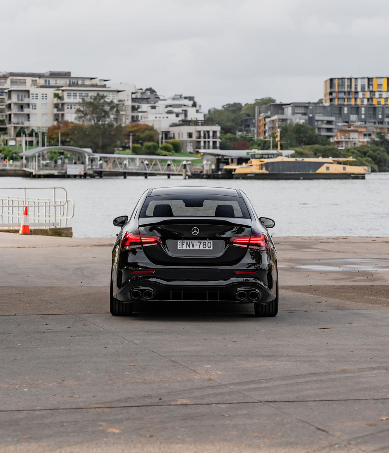 A35/A45S (AMG) Style Rear Diffuser (Gloss Black) for 19+ Mercedes-Benz A-Class (AMG/AMG-Line) W177/V177