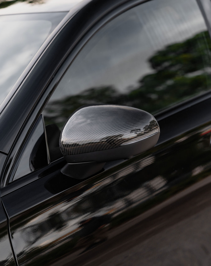 Euro Design Mirror Caps (Carbon Fibre) (Replacement) for 19+ Mercedes-Benz A/CLA-Class W177/V177/C118