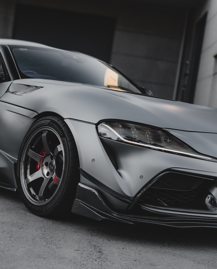 VRS-I Style Front Canards (Carbon Fibre) for 19+ Toyota Supra A90