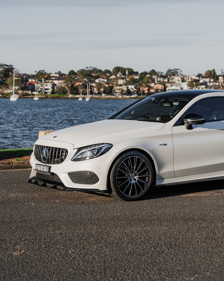 ED1 Style Front Lip (Gloss Black) for 15-18 Mercedes-Benz C-Class W205/C205