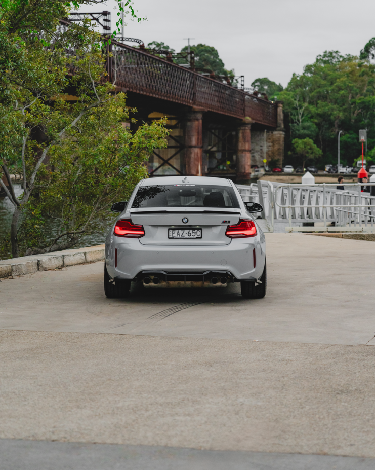 Euro Design Rear Diffuser (Gloss Black) for 16-21 BMW M2 F87