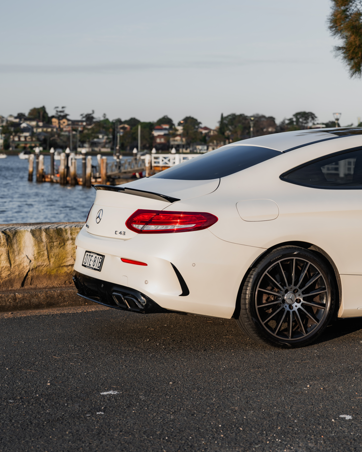 AMG Style Rear Canards (Gloss Black) for 15-21 Mercedes-Benz C-Class (AMG/AMG-Line) W205/C205