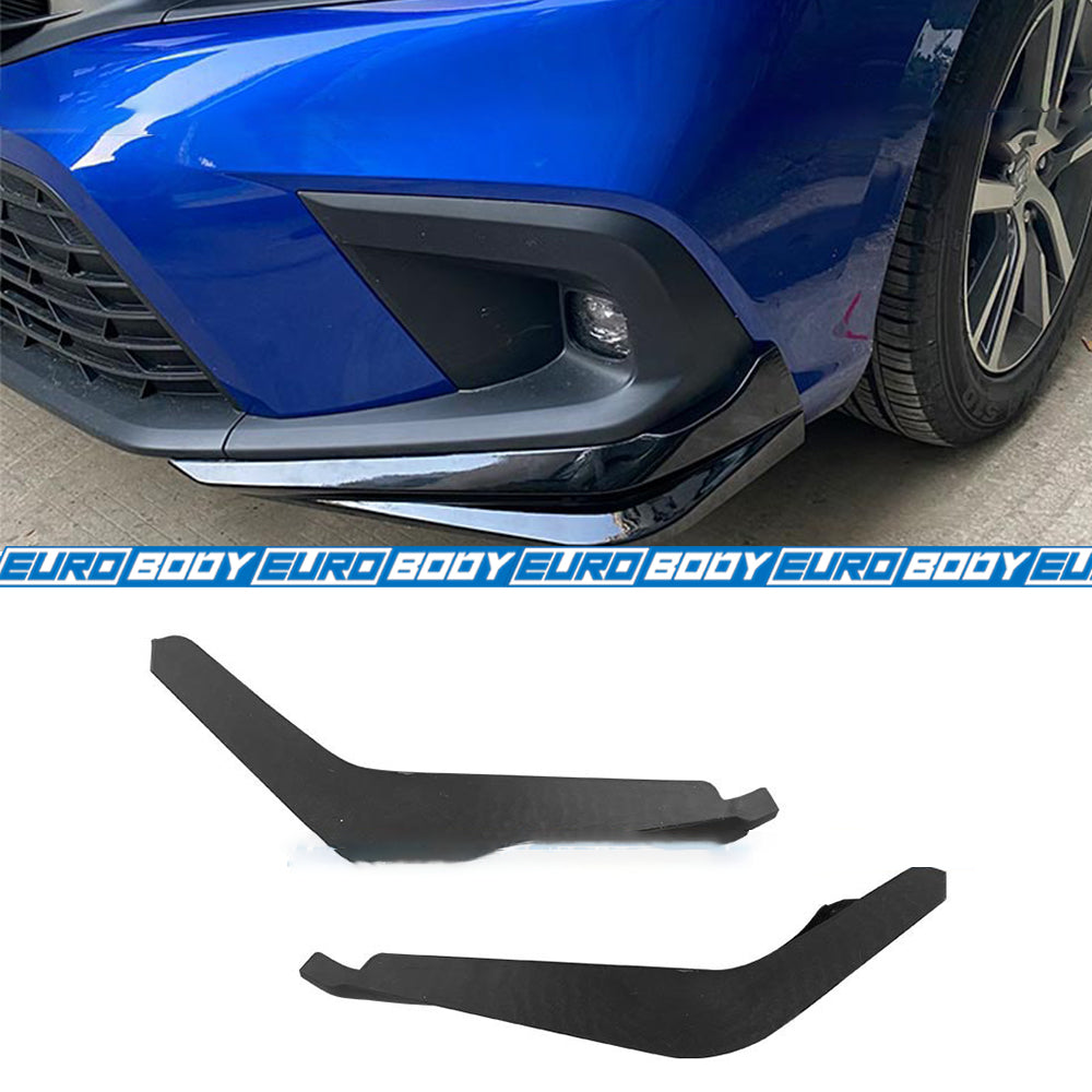Aero Style Front Pods (Gloss Black) for 22+ Honda Civic FL1 11th Gen