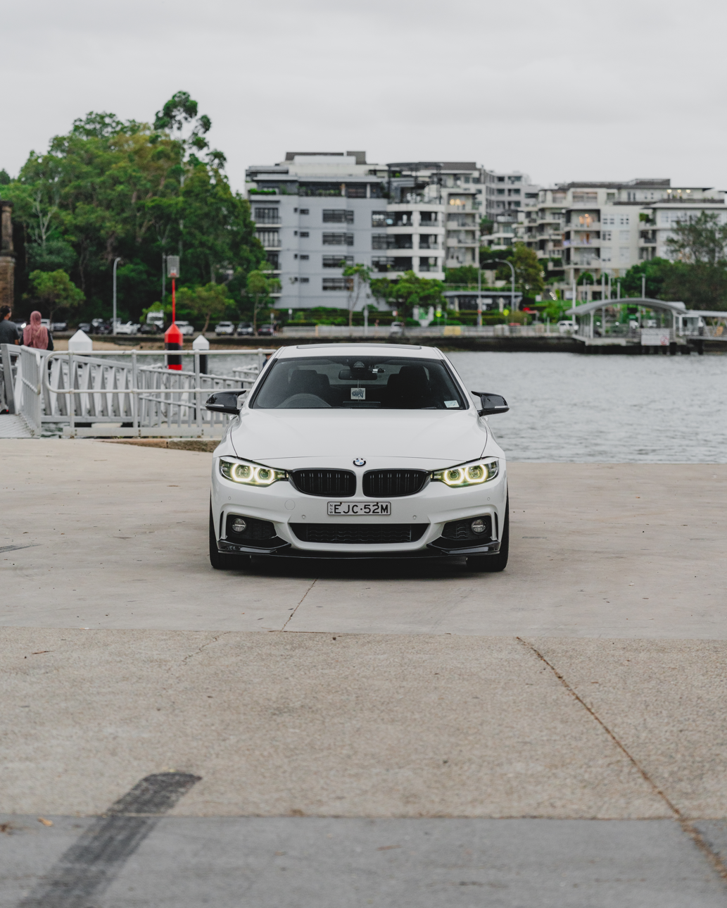 M-Performance Style Front Lip (Gloss Black) for 13-20 BMW 4 Series F32/F33/F36 (M-Sport)