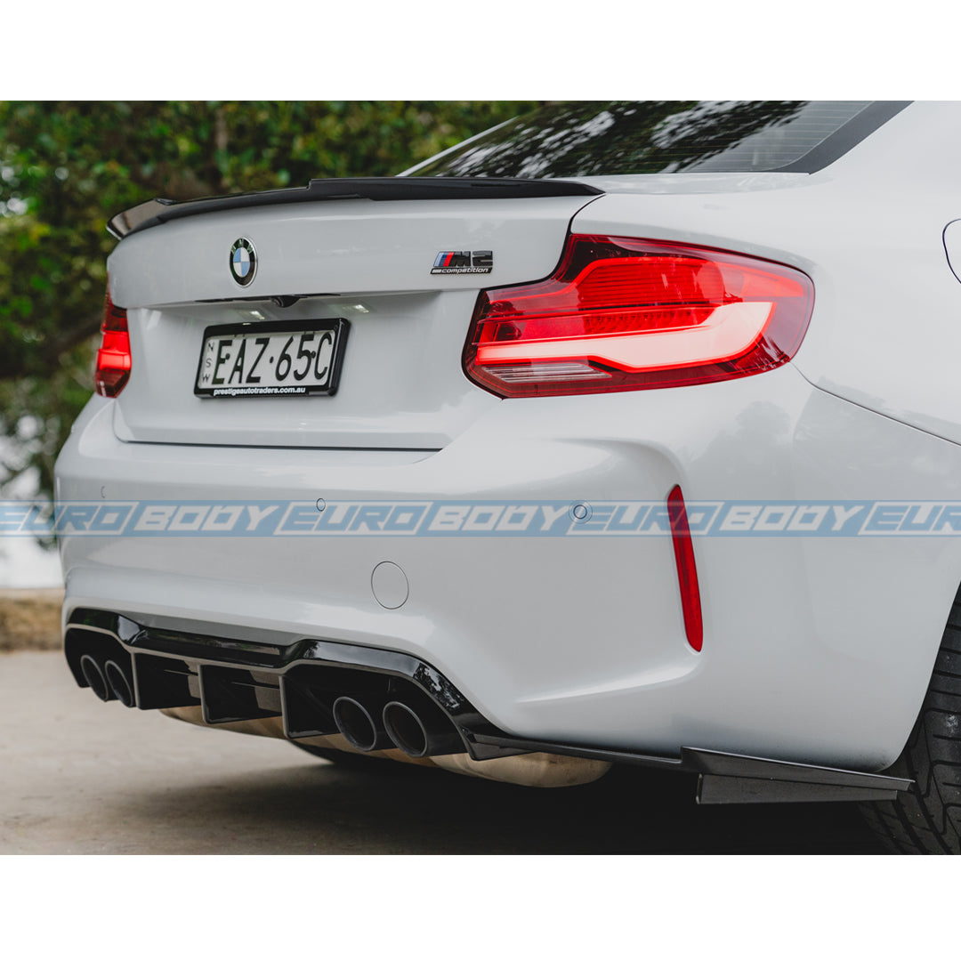 M4 Style Lip Spoiler for 14-21 BMW 2 Series F22/M2 F87