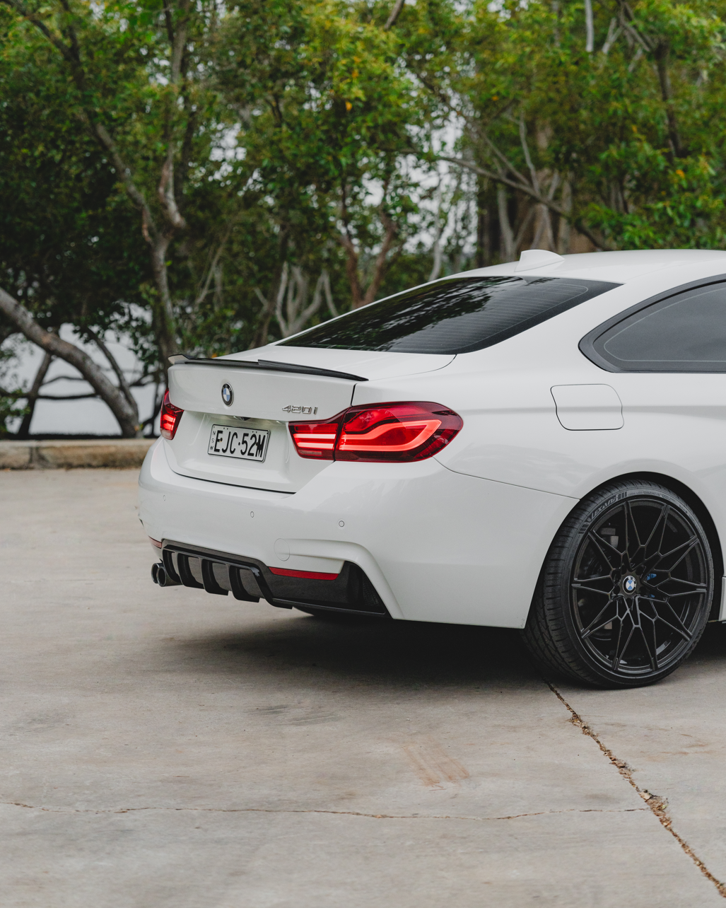 M4 Style Lip Spoiler (Gloss Black) for 14-20 BMW 4 Series F32