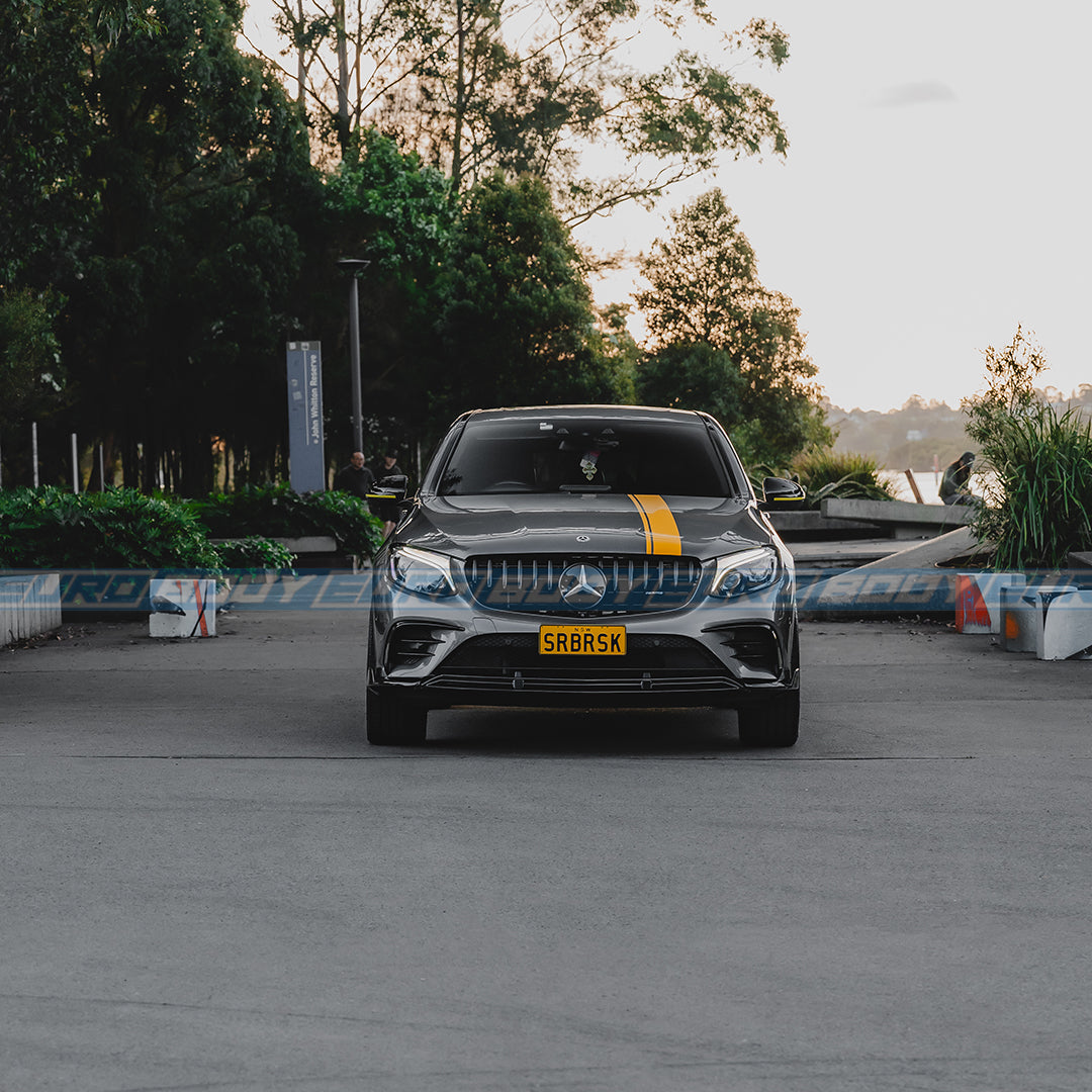 AMG Style Panamericana Front Grill for 15-22 Mercedes-Benz GLC-Class X253