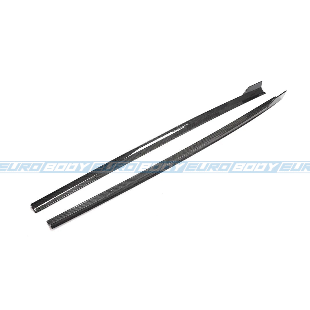 Revozport Style Side Skirts (Carbon Fibre) for 17-20 Audi A3/S3/RS3 (Sedan) 8V