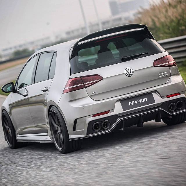 A-Spec PPV400 Style Rear Bumper for 12-20 Volkswagen Golf GTI/R MK7/7.5