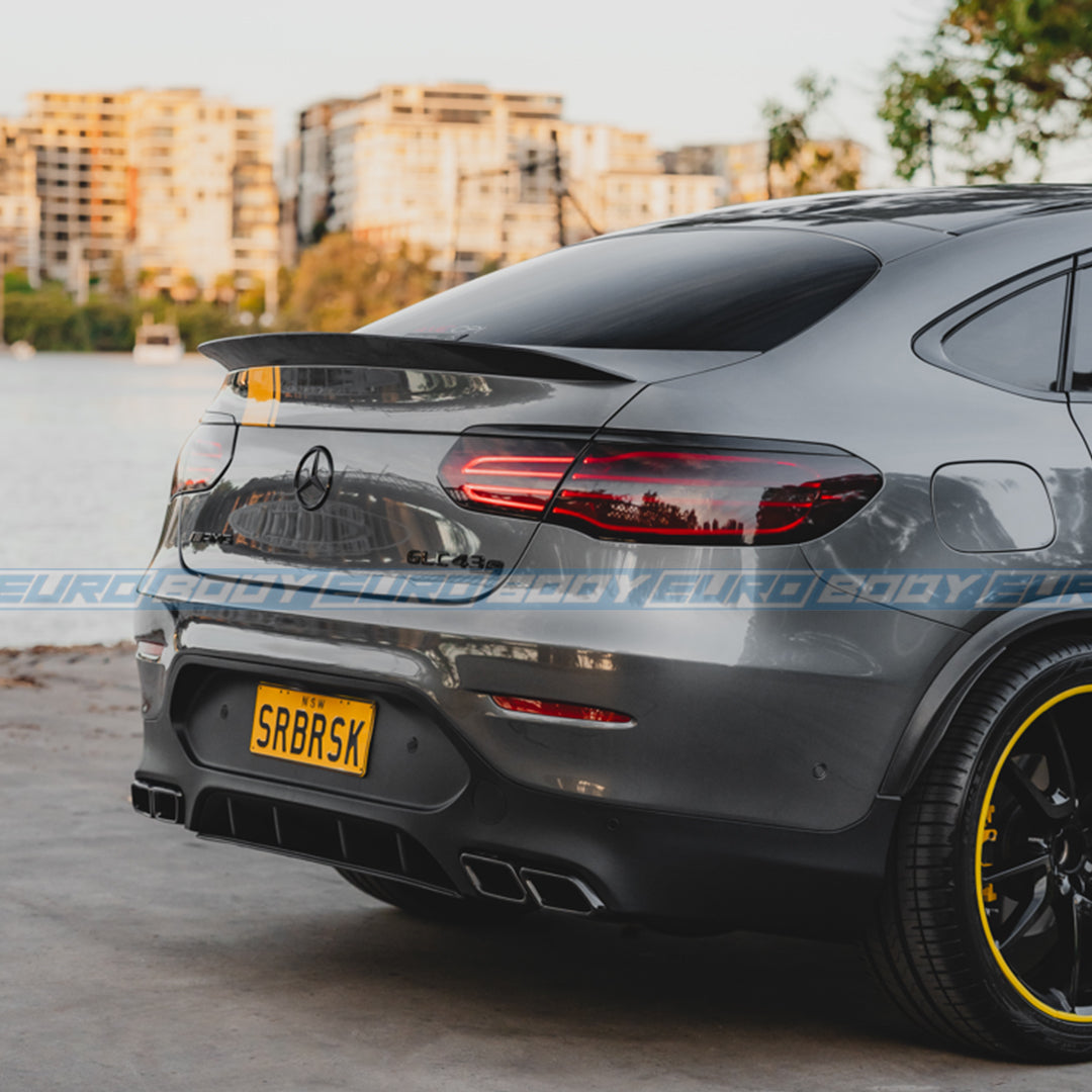 AMG Style Lip Spoiler (Gloss Black) for 15-22 Mercedes-Benz GLC-Class (Wagon/Coupe) W253/C253