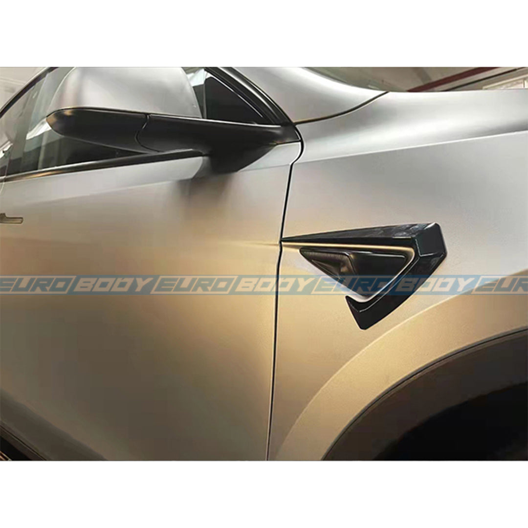 Side Indicator Frame (Gloss Black) for 21+ Tesla Model Y