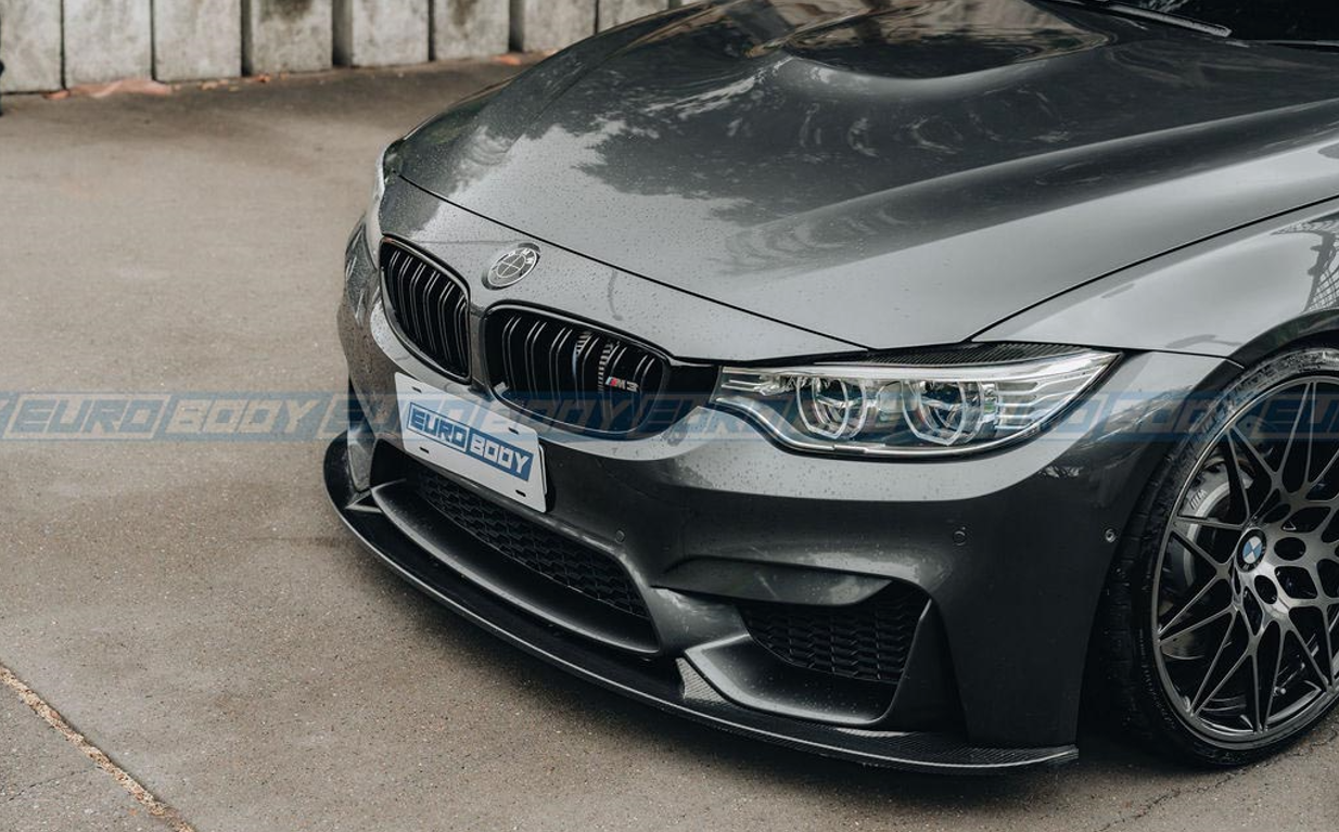 3D Style Front Lip (Carbon Fibre) for 14-20 BMW M3/M4 F80/F82