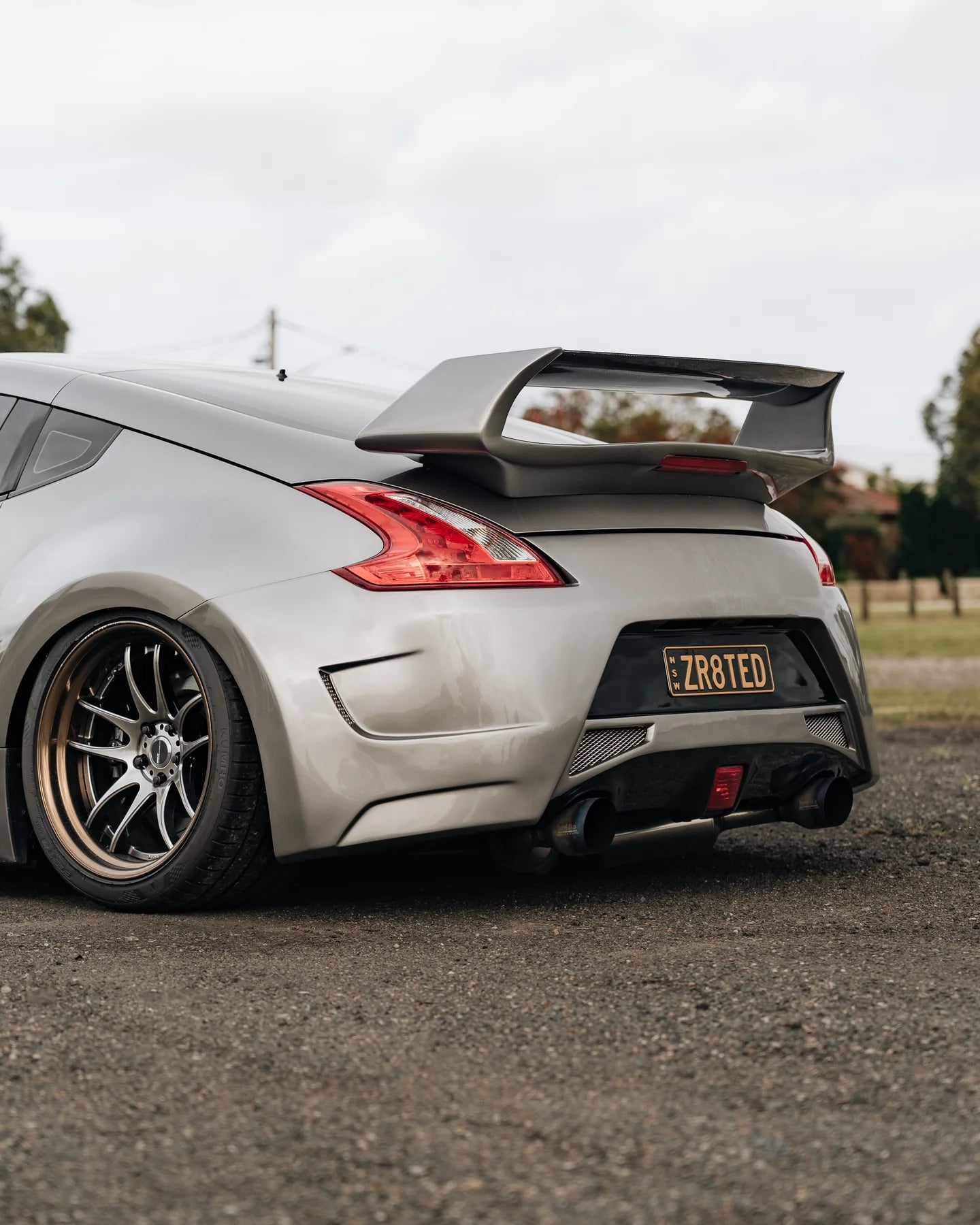 AM Style Rear Spoiler (Portion Carbon Fibre) for 09-20 Nissan 370Z