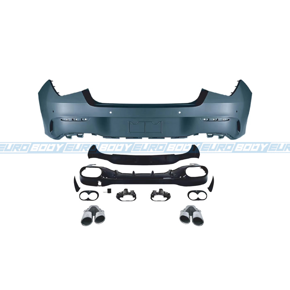 CLA45S (AMG) Style Rear Bumper for 19+ Mercedes-Benz CLA-Class C118
