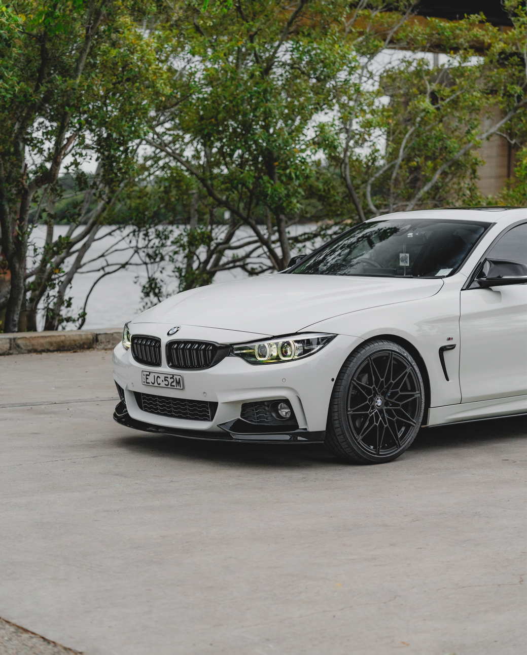 M-Performance Style Front Lip (Gloss Black) for 13-20 BMW 4 Series F32/F33/F36 (M-Sport)