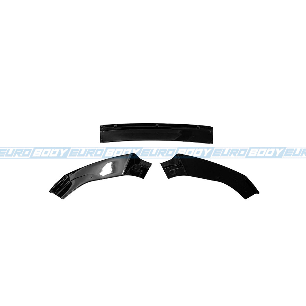 Euro Design Front Lip (Gloss Black) for 12-20 Volkswagen Golf TSI/TDI MK7/7.5