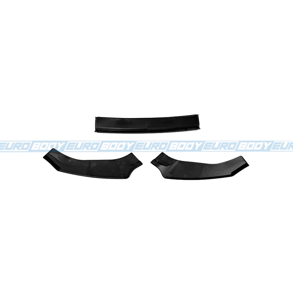 Euro Design Front Lip (Gloss Black) for 12-20 Volkswagen Golf TSI/TDI MK7/7.5