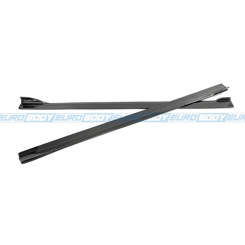 Euro Design Style Side Skirts (Carbon Fibre) for 19+ Mercedes-Benz A-Class W177/V177