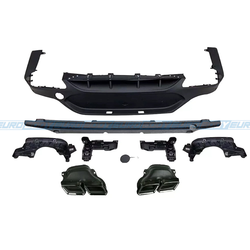 GLC63S (AMG) Style Rear Diffuser (Gloss Black) for 15-22 Mercedes-Benz GLC-Class (AMG/AMG-Line) X253/C253