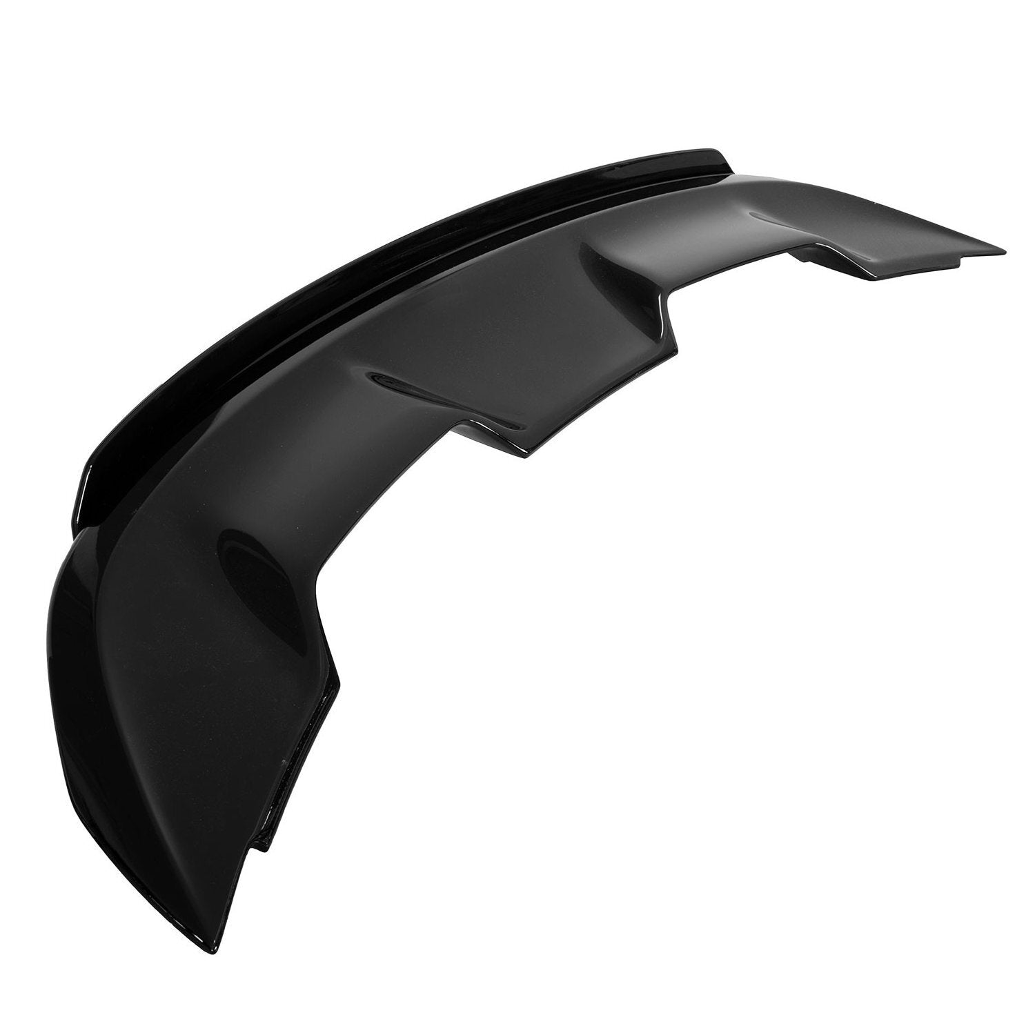 GT500 Style Wing Spoiler (Dual Extension) (Gloss Black) for 15-23 Ford Mustang FM/FN