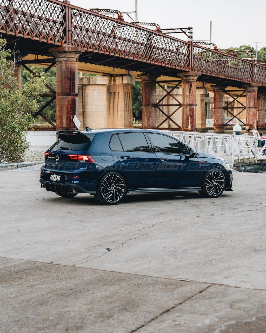 CS Style Spoiler (Gloss Black) for 21+ Volkswagen Golf TSI/GTI/R-Line MK8