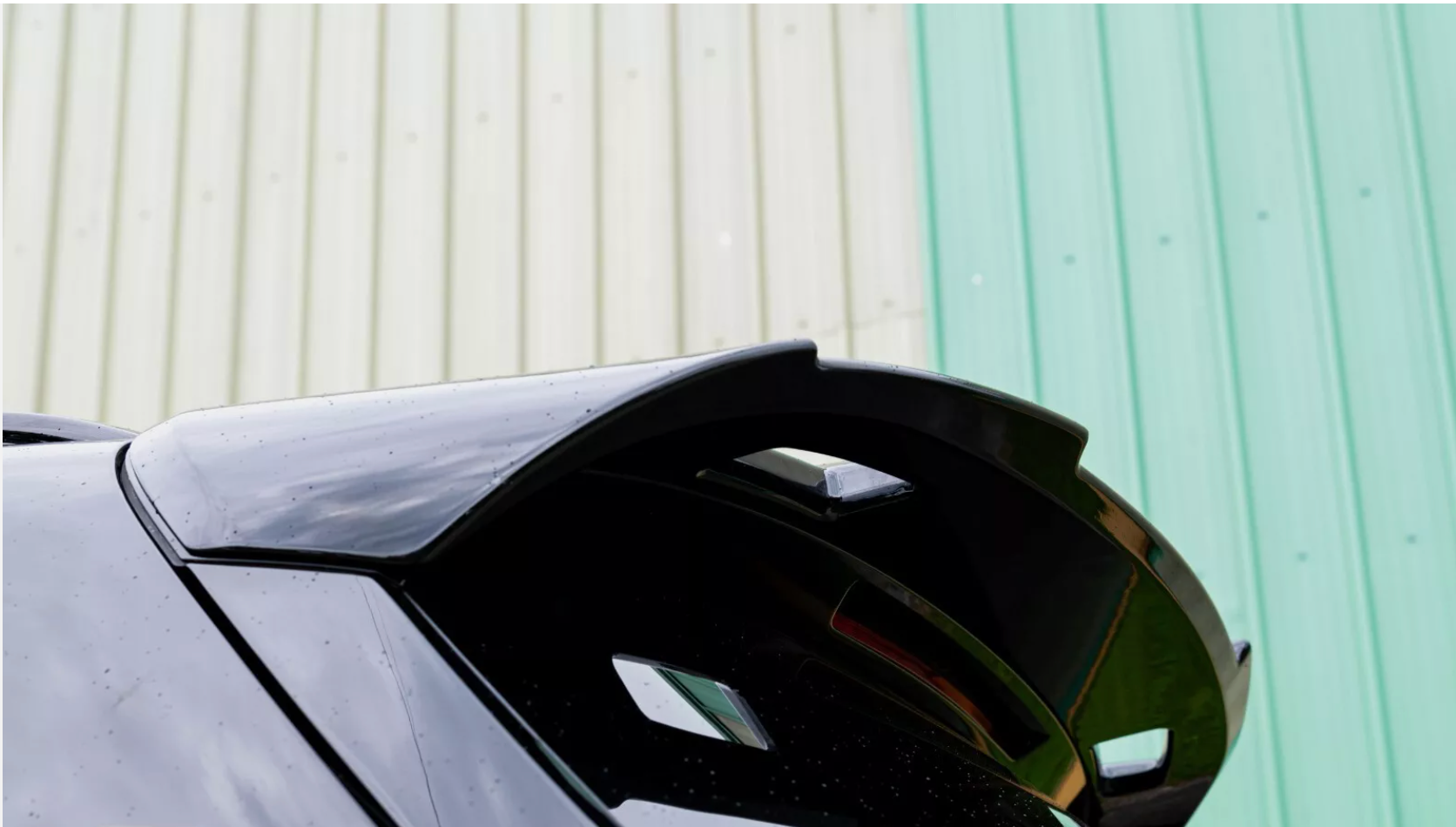 Euro Design Lip Spoiler (Gloss Black) for 15-23 Mercedes-Benz GLC-Class (Wagon) X253