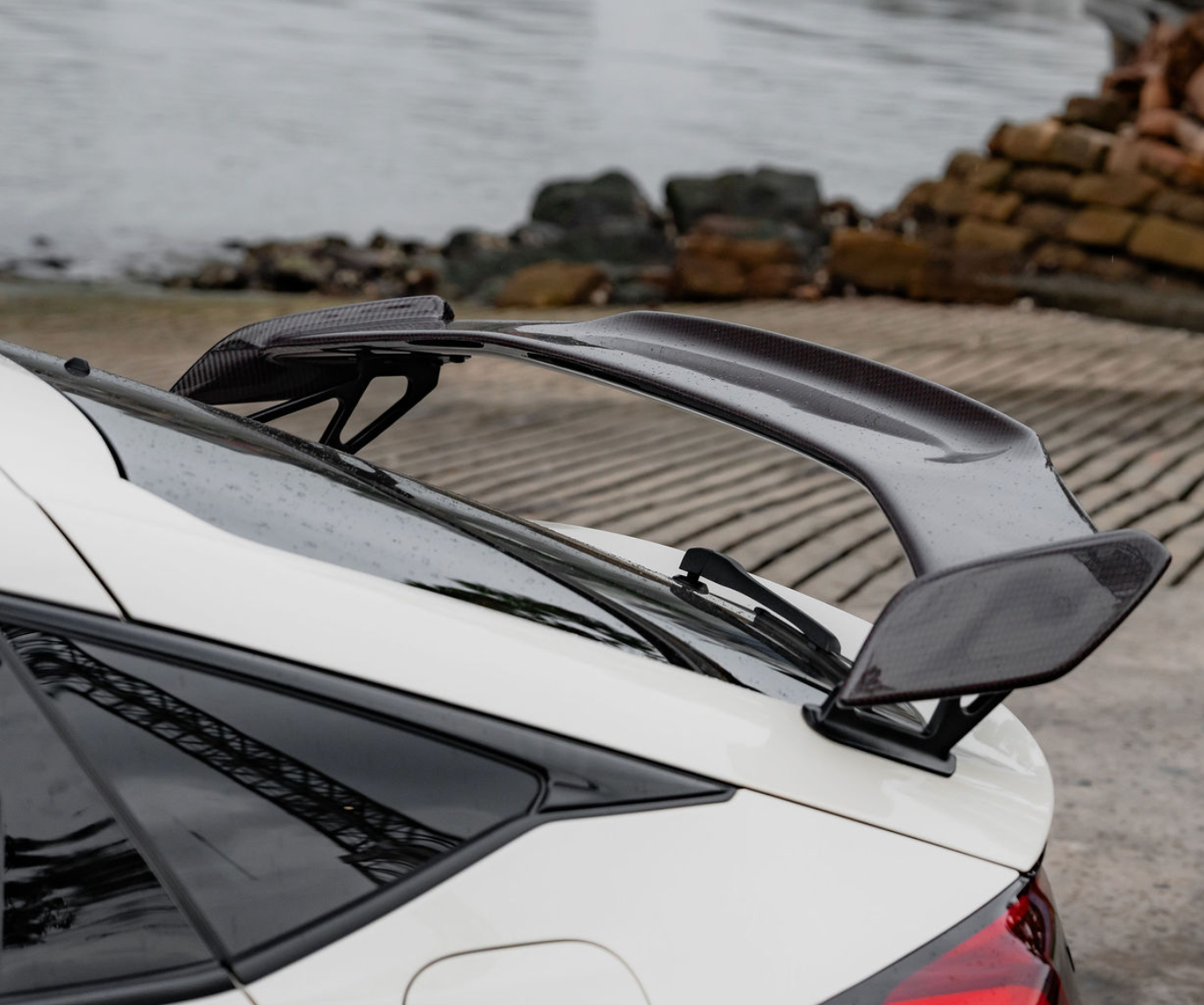 Modulo Style Wing Spoiler (Carbon Fibre) for 23+ Honda Civic Type R FL5