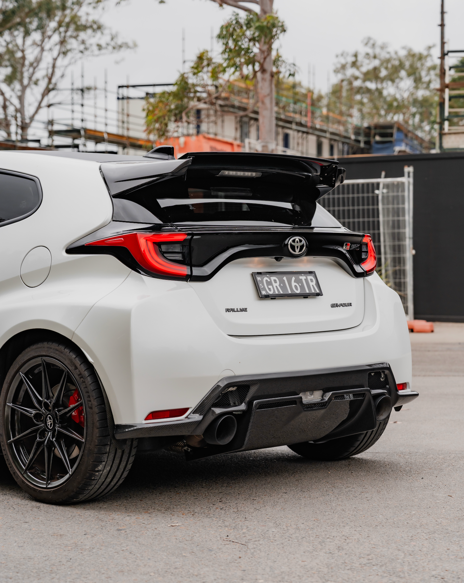 VRS-I Style Wing Spoiler for 20+ Toyota GR Yaris MXPA12