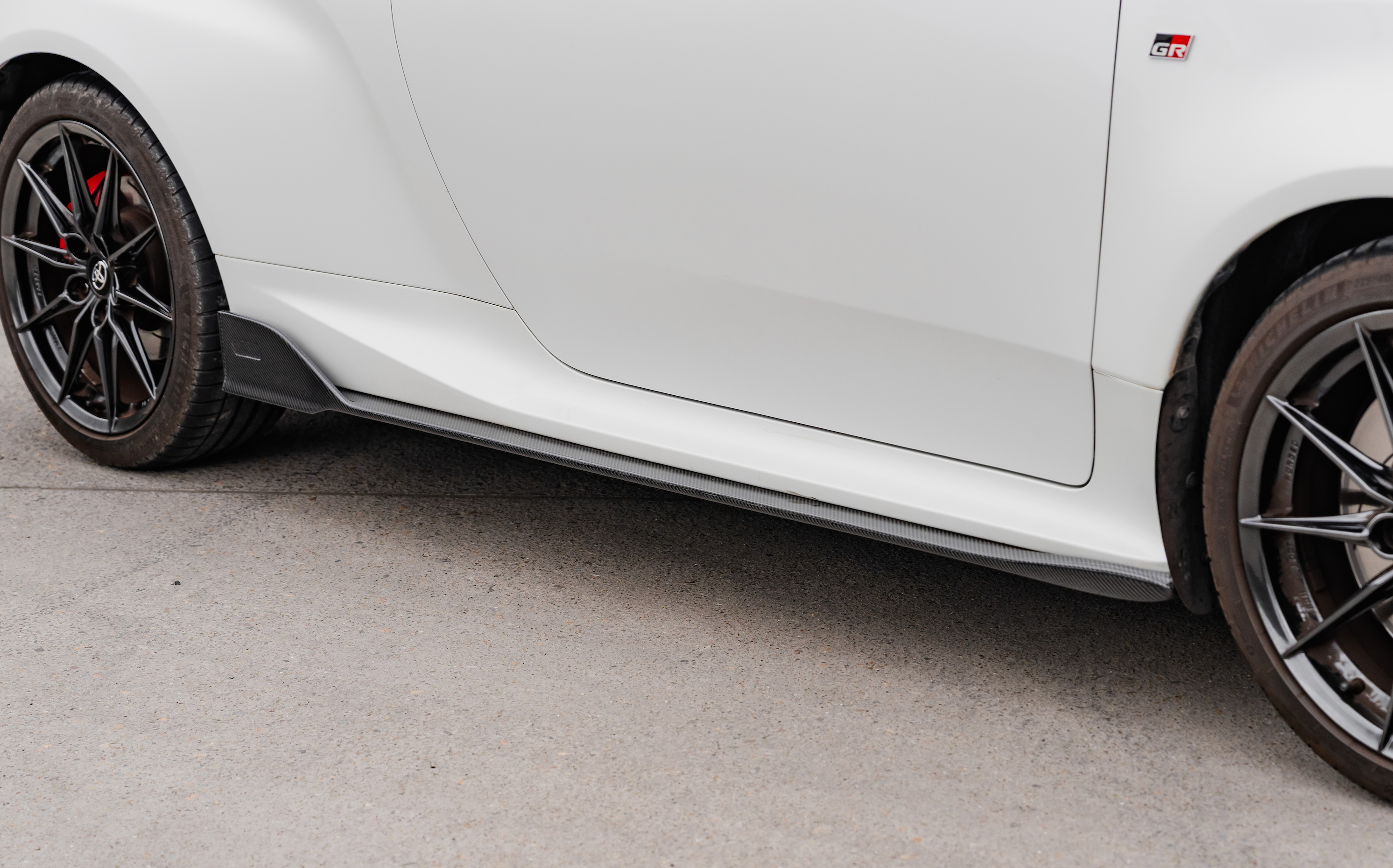 Euro Design Side Skirt Under Board for 20+ Toyota GR Yaris MXPA12
