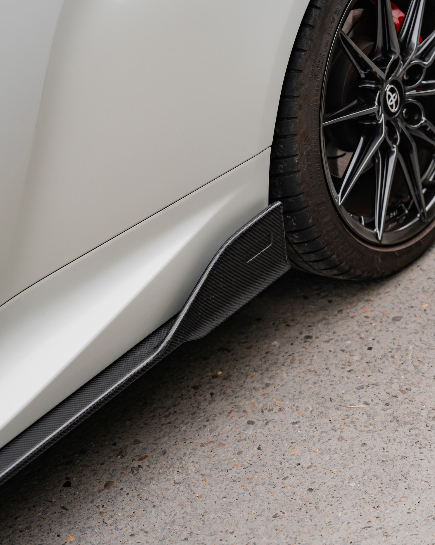 Euro Design Side Skirt Under Board for 20+ Toyota GR Yaris MXPA12