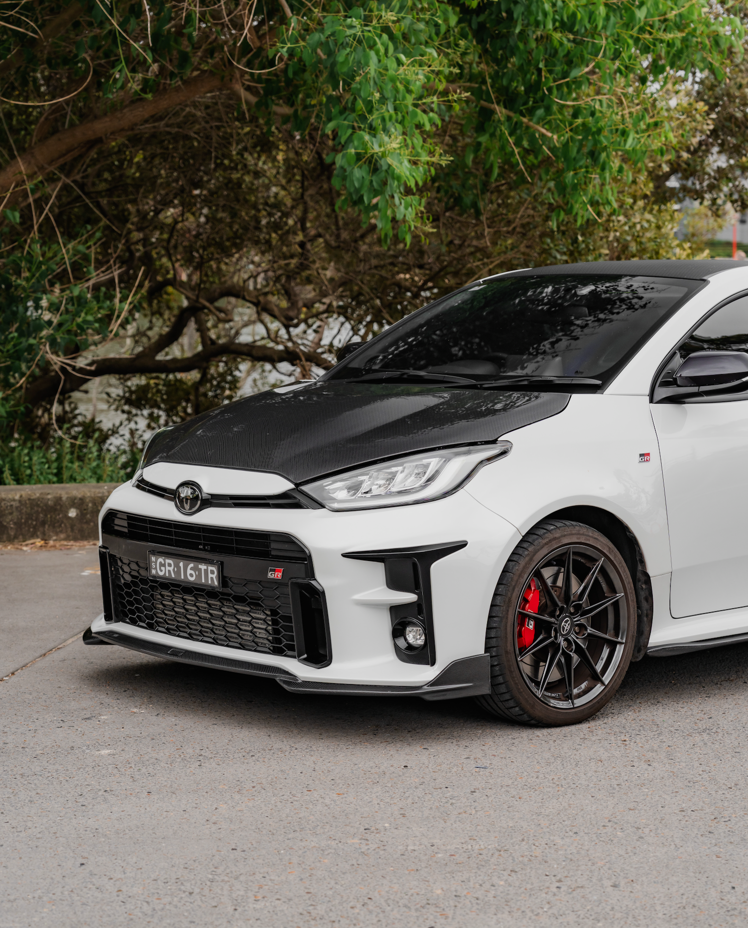 Euro Design Front Diffuser for 20+ Toyota GR Yaris MXPA12