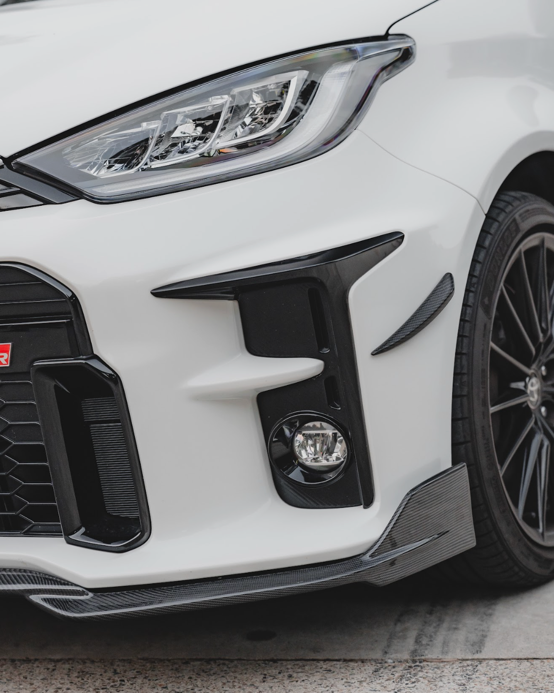 Euro Design Front Canards for 20+ Toyota GR Yaris MXPA12