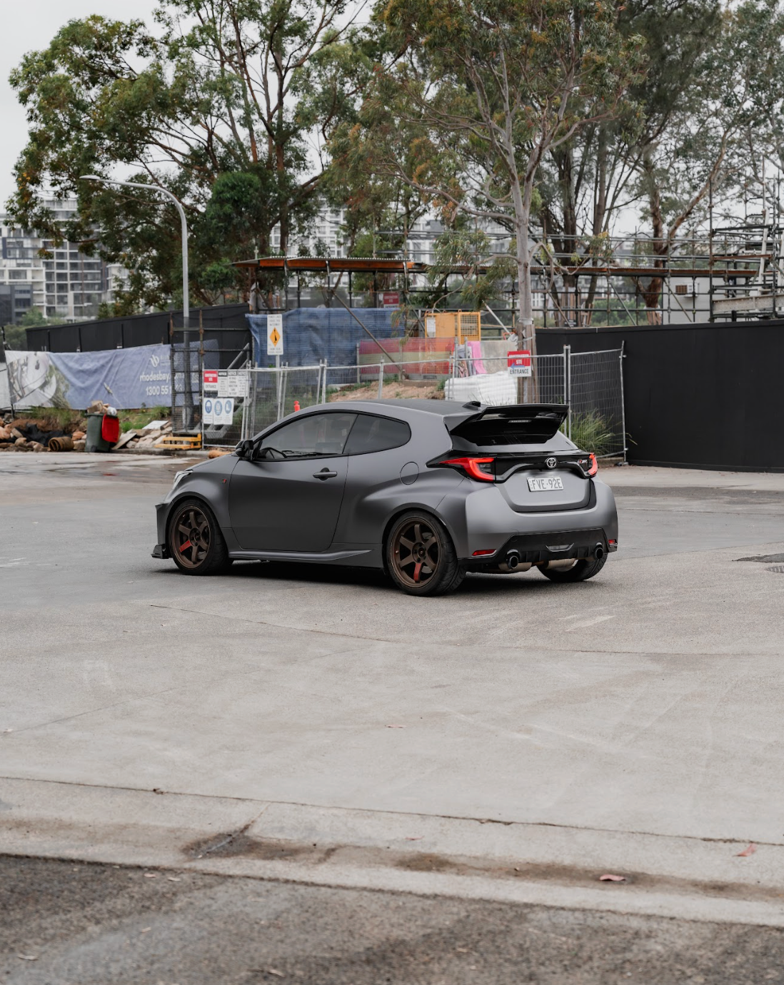 KUHL Style Wing Spoiler for 20+ Toyota GR Yaris MXPA12