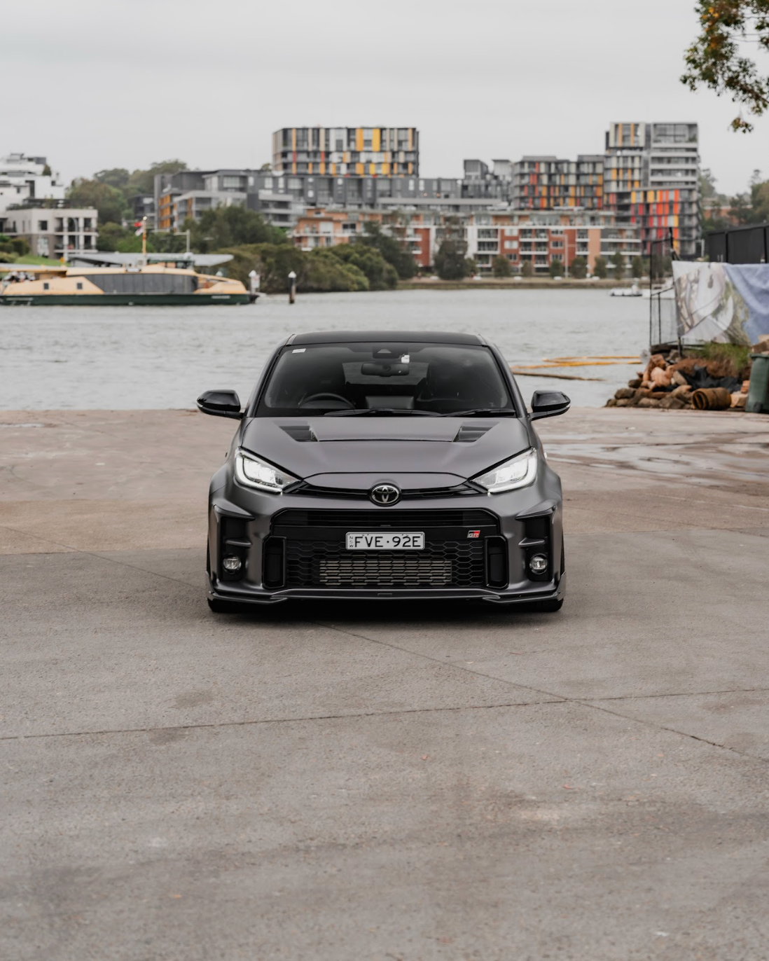 VRS-I Style Bonnet/Hood (Carbon Fibre) for 20+ Toyota GR Yaris MXPA12