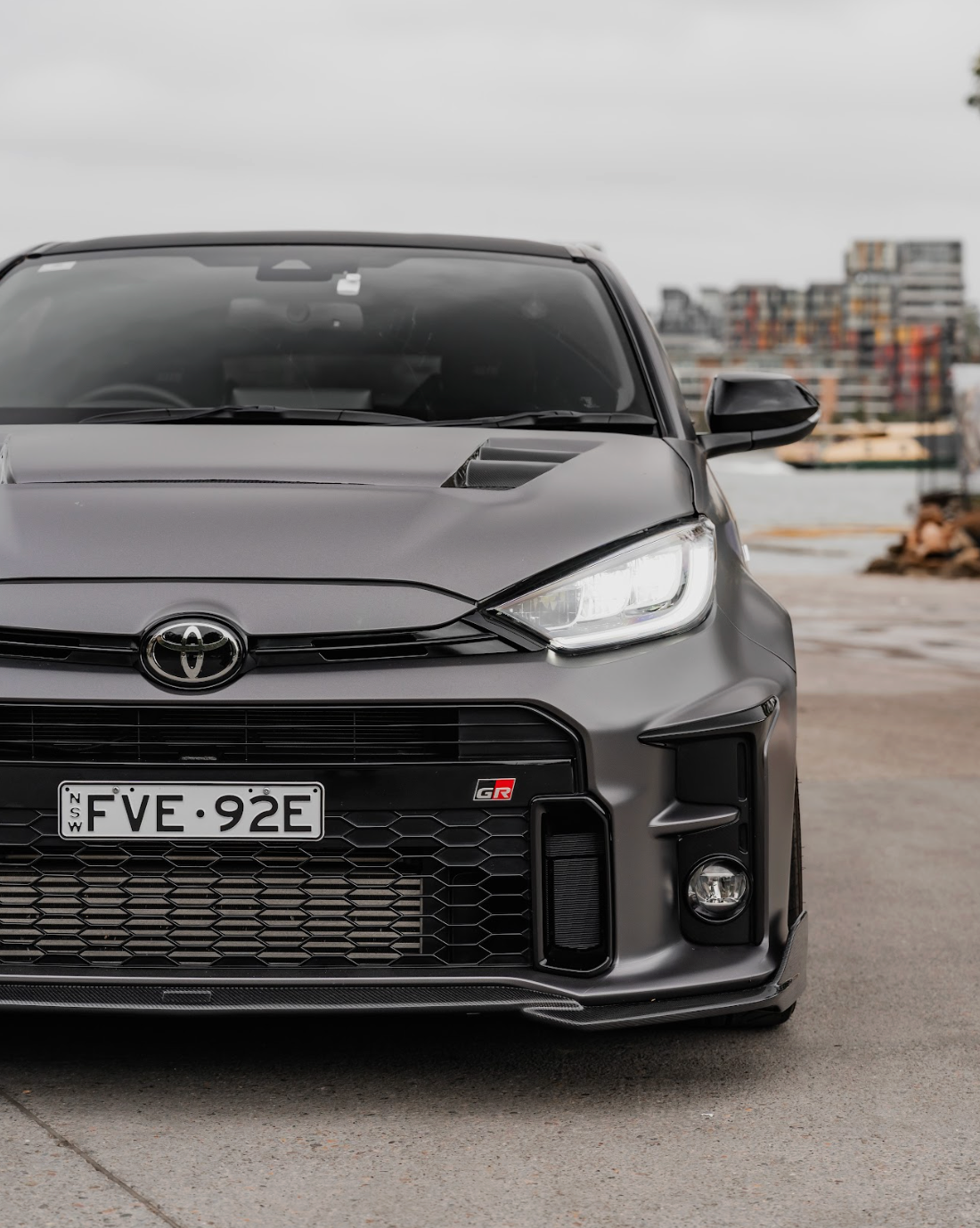 VRS-I Style Bonnet/Hood (Carbon Fibre) for 20+ Toyota GR Yaris MXPA12