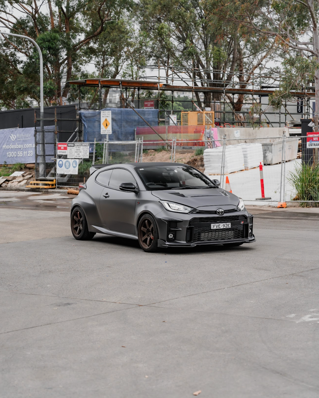 VRS-I Style Bonnet/Hood (Carbon Fibre) for 20+ Toyota GR Yaris MXPA12