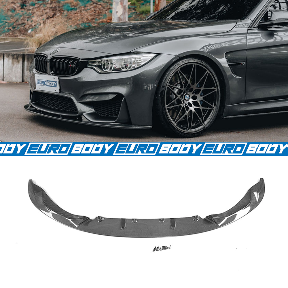 3D Style Front Lip (Carbon Fibre) for 14-20 BMW M3/M4 F80/F82