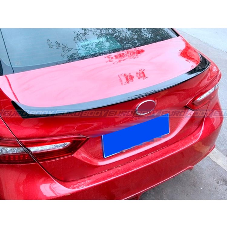 Euro Design Lip Spoiler (Gloss Black) for 18-20 Toyota Camry